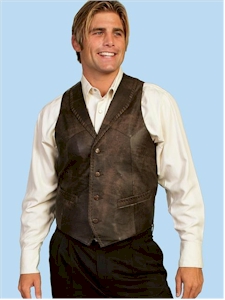 Leather Cowboy Vest