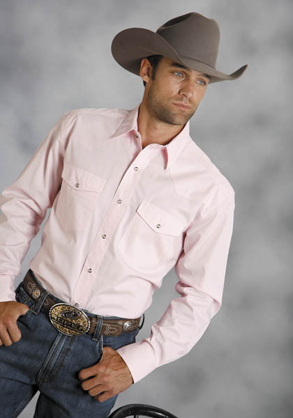 Pink Mens Western Shirt - Frontier