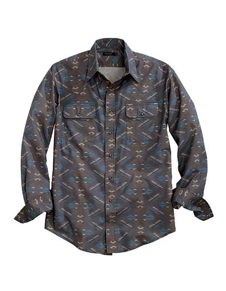 Tin Haul - Women Long Sleeve Aztec Print Shirt main image 1