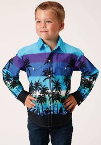 Boys Western Cowboy  Snap Shirt ~ BEACH ROUNDUP