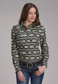 Womens Western Cowgirl Shirt ~ SANTA FE AZTEC