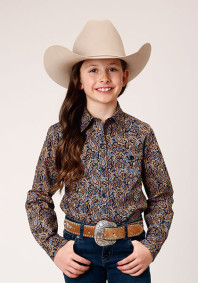 Girl's Western Cowgirl Shirt ~ VINTAGE PAISLEY