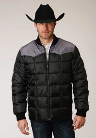 Western Jacket ~ QUILTED POLY W/POLY FILL JACKET