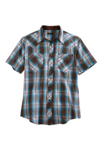 Tin Haul Short Sleeve Print Shirt ~ TQ PLAID