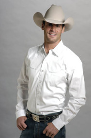 Stetson Smile Pocket Shirt ~ WHITE