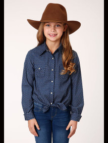 Girl's Western Cowgirl Shirt ~NORTH SOUTH ARROWS