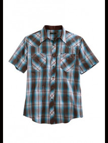 Tin Haul Short Sleeve Print Shirt ~ TQ PLAID