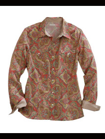 Tin Haul Vintage Womens Western Shirt ~ PRAIRIE PAISLEY