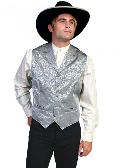 Floral Old West Vest | Cowboy Floral Print Vest | WesternShirts.com - CLOSEOUT