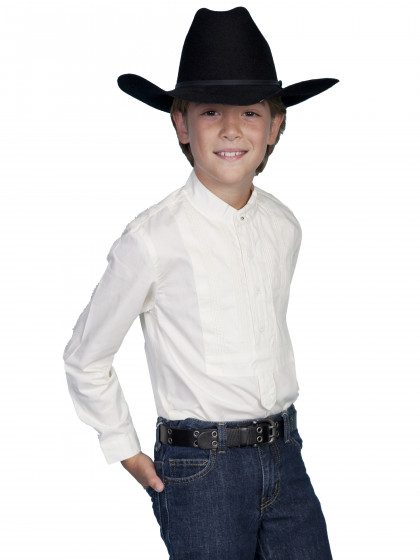 Boys Western Shirt - Tux- CLOSEOUT