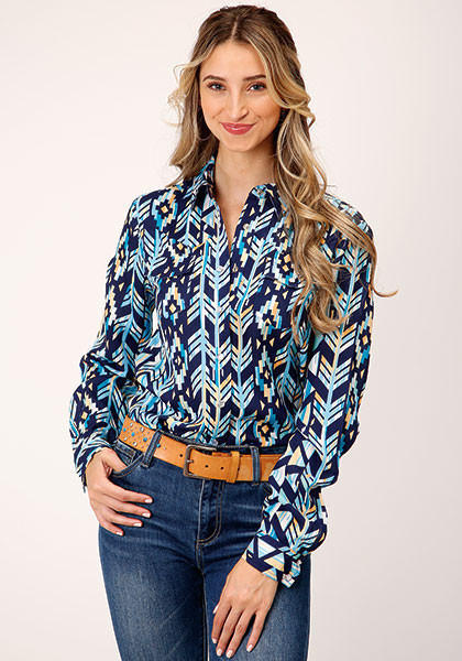 Roper Womens Western Shirt ~ MODERN AZTEC