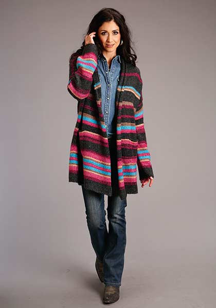 Stetson Womens Cowgirl Western Jacket ~ Cozy Stripe