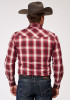 Roper Big & Tall Long Sleeve Western Shirt ~ RED PLAID