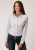 Womens Western Shirt ~ GREY TEARDROP