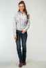 Womens Roper Western Shirt ~  MULTI PLAID