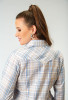 Womens Roper Western Shirt ~  MULTI PLAID