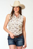 Womens Roper Western Shirt ~ VINTAGE FLORAL,