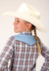 Girl's Western Cowgirl Shirt ~LT.BU, CHOCOLATE