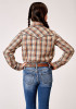 Roper Girls Western Shirt ~ BROWN PLAID,