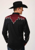 Roper Fancy Retro Shirt ~ OLD WEST Burgundy