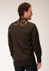 Roper Fancy Retro Embroidered Shirt ~ Horseshoes