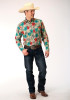 Roper Long Sleeve Summer Shirt ~ TRAIL RIDE TROPICAL