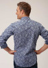 West Made Long Sleeve Vintage Shirt ~  NIGHT PAISLEY