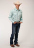 Roper Long Sleeve Snap Shirt ~ JADE PAISLEY