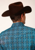 Mens Western Cowboy  Snap Shirt ~ GOTHIC MEDALLION