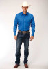 Roper Long Sleeve Shirt ~ ROYAL