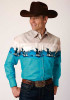 Roper Long Sleeve Shirt ~ ROPERING BORDER