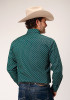 Roper Big & Tall Long Sleeve Western Shirt ~CROSS WALK FOULARD