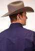 Roper Big & Tall Long Sleeve Western Shirt ~ SOLID PURPLE