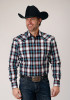 Roper Big & Tall Long Sleeve Western Shirt ~WEST PLAID