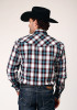 Roper Big & Tall Long Sleeve Western Shirt ~WEST PLAID