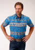 West Made Short Sleeve Snap Shirt ~ TROPIC AZTEC