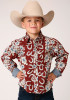 Boys Western Cowboy  Snap Shirt ~ HAWAIIAN HORSESHOES