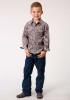 Boys Western Cowboy Snap Shirt ~ CANYON PAISLEY
