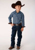 Boys Western Cowboy Snap Shirt ~ CLASSIC FOULARD