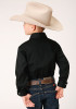 Boys Western Cowboy  Snap Shirt ~ SOLID POPLIN WESTERN MODEL VERGTD SNAP