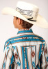 Boys Western Cowboy Embroidered Snap Shirt ~ RETRO STRIPE