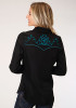 Womens Western Embroidered Old West ~ Turquoise Horseshoe