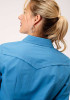 Womens Western Shirt ~ BLUE