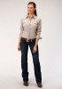 West Made Womens Western Shirt ~ STONE