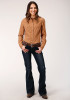 Womens Western Shirt ~ CARAMEL