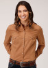 Womens Western Shirt ~ CARAMEL