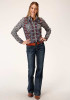 Studio West Womens Western Shirt ~ Tribal Border
