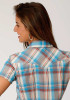 Womens Short Sleeve Western Shirt ~ OASIS PLAID