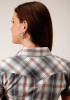 Womens Short Sleeve Cowgirl Shirt ~ SMOKEY PLAID