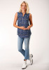Womens Indigo Tribe SLEEVELESS